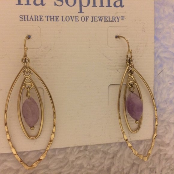 Bundle of New Lia Sophia Earrings and Pendant - Picture 4 of 4